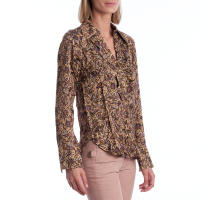Zadig & Voltaire-Camisa Estampada con Volantes WJCD0501F para Mujer