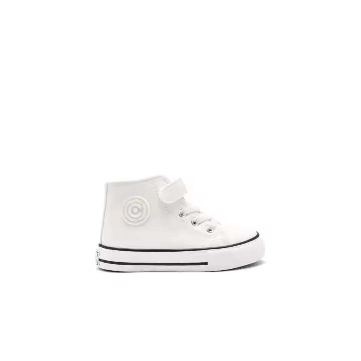 Conguitos - Zapatillas Altas de Niños Básicas en Blanco para Niños y Niñas - 1