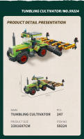 Bloques De Construcción Educativos City Farm Farmer Mower Sower Harvester Juguetes Para Niños Bloques De Plástico ABS Compatible Con Lego Regalos Para Niños Mayores De 3 Años - details 4