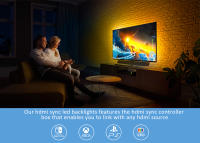 Tira De Luces LED RGB Para TV PC HDMI Dispositivos USB Kit De Luz De Pantalla Color Sincronizado Para Alexa/Google /TV Box - details 13