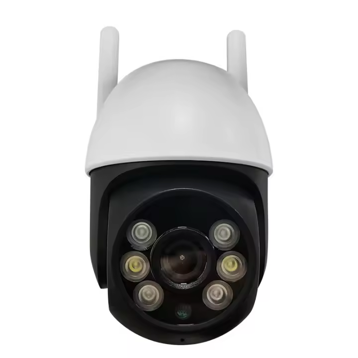 cámaras de vigilancia wifi, cámara de vigilancia wifi ip de 2mp zoom digital 4x visión nocturna monitor de video de vigilancia a todo color inalámbrico al aire libre impermeable, seguridad wifi al aire libre cámaras de seguridad wifi - 1