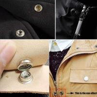 Kit De Hebilla Cuatro En Uno De Acero Inoxidable 15mm Conjunto De 60 Piezas Adecuado Para Cubiertas De Barco Costura En Cuero Lona Jeans Chaquetas - details 4
