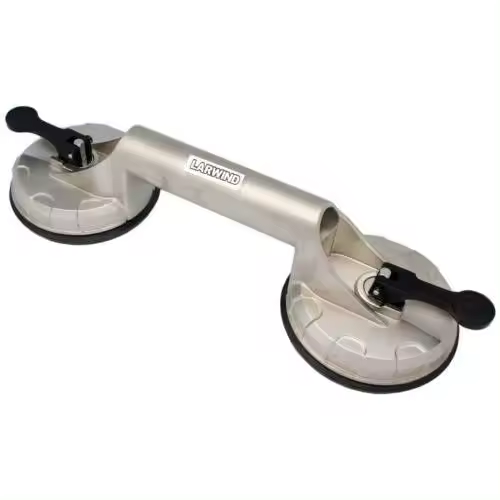 Ventosa doble LARWIND de aluminio ø 123 mm LAS-VA02 - 1