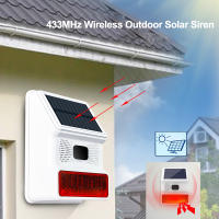 Alarma Solar Inalámbrica 433MHZ Con Sonido Y Luz Flash Para Exterior Sistema De Seguridad Hogar PGST GSM Silbato De Alarma - details 17