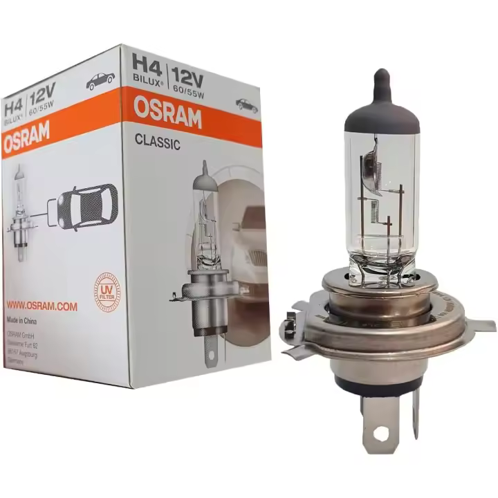 Osram Lámpara Halógena Classic H4 12V 60/55W - 1