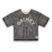Grimey Camiseta Sweet Science Reversible Mesh Boxy V Neck Black - details 2