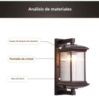 Lámpara De Pared Exterior Impermeable De Metal Para Hotel Villa Gran Porche Jardín Puerta Luz De Exterior AC90-260V - details 5