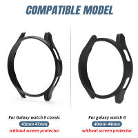 Funda Protectora Para Samsung Galaxy Watch 6 Classic 47mm 43mm Material PC Mate Cubierta De Bumper Protectora Para Reloj Galaxy Watch 6 40mm 44mm - details 0