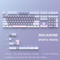 Keycaps De PBT Perfiles Cherry Para Gaming Teclado Mecánico MX Switches Layout ISO Minimalista Para GMK87 AULA 75 126 Teclas - details 19