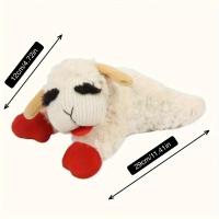 Juguete De Peluche Suave Y Duradero Para Masticar De Oveja Y Alpaca Para Perros Medianos Juguetes Interactivos Para Divertirse - details 3