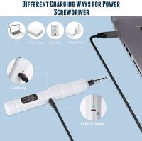 Destornillador Eléctrico Recargable 3.6v Pequeño Sin Cable Con Carga Rápida USB Kit De Destornillador Para Uso Doméstico - details 0