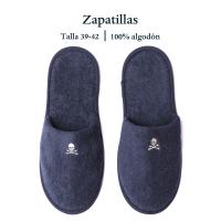 Scalpers Home Set de Albornoz y Zapatillas de Algodón 100% - Confort Absoluto y Elegancia para Momentos de Relajación en Casa - details 13