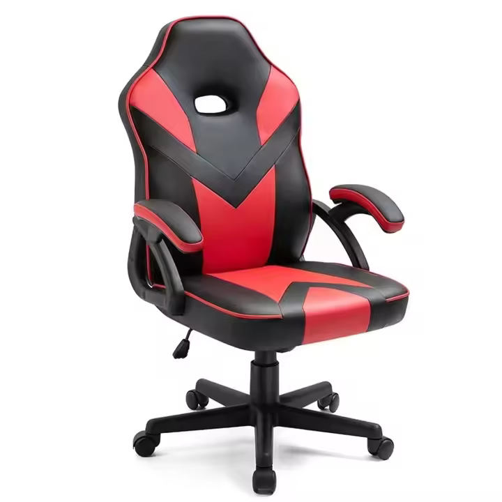 Silla de Oficina Gaming Roja Wellhome - Ergonómica y Estilizada para Trabajo y Juego - 1