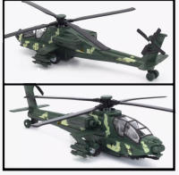 AH-64 Helicóptero De Aleación De Juguete Con Sonido Y Luz Miniatura Auténtica Regalo Ideal Para Niños Divertido Juego Realista - details 7
