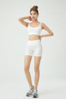 Shorts De Yoga Para Mujer Cintura Alta Transpirables Elevadores De Glúteos Deporte Verano Leggings De Gimnasio Ropa Deportiva Ciclismo - details 11