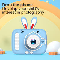 Cámara instantánea infantil, cámaras de fotos digitales compactas, juguetes para niños y niñas, regalos para cumpleaños y detalles de comunión，azul y rosa - details 3