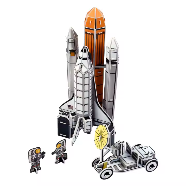 DAM. Puzlle 3D Space Shuttle Discovery 82 piezas.9x8x20 cm. 9x8x20cm. - 1