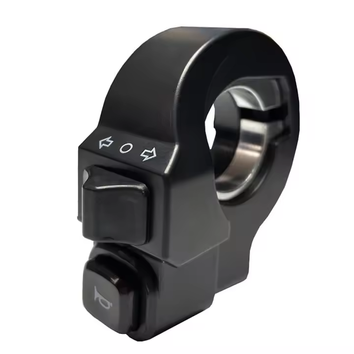 E-Bike 2 en 1 Motor de interruptor de señal de Giro de Cuerno Piezas de Bicicleta Eléctrica - 1