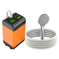 Showers De Camping Portátiles Eléctricos Con Bomba Y Pantalla Digital IPX7 Impermeable Para Actividades Al Aire Libre Y Senderismo - details 10