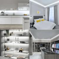 Kit De Luz LED Para Máquina De Costura 400LEDs/M Blanco USB 5V Con Interruptor Cinturones De Iluminación Para Armario Cocina Dormitorio - details 13