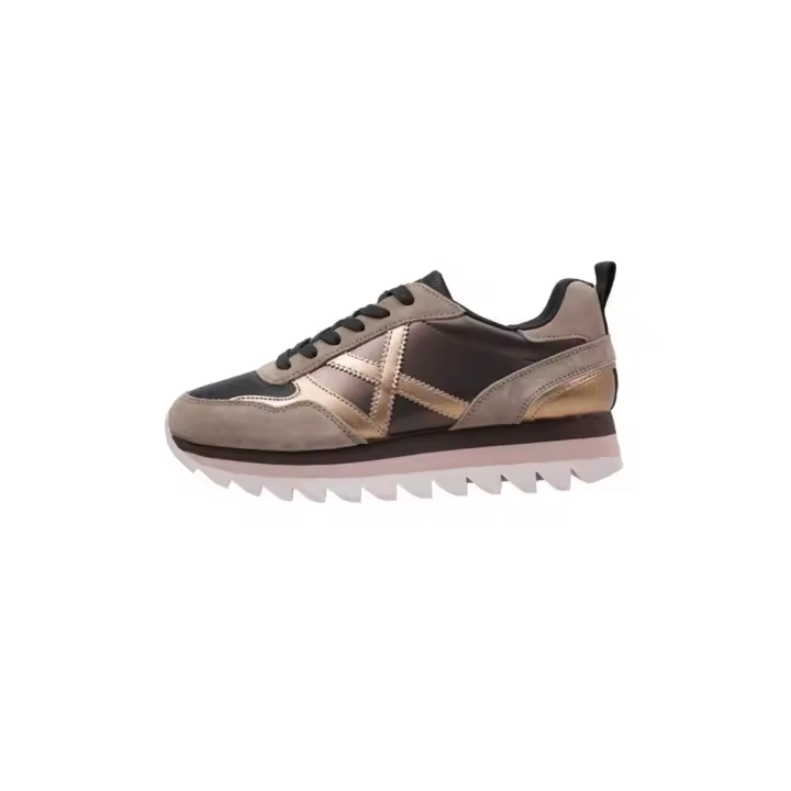 Munich RIPPLE Deportivas Planas Mujer Marrón - 1