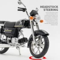 Honda JiaLing JH-70 Motocicleta De Escala 1/12 Para Niños Juguetes De Aleación De Metal Con Música Y Luz Absorción De Choque Clásica Regalo Ideal Para Coleccionistas - details 4