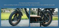 Scooter Eléctrico KuKirin C1 Pro, Motor de 500W, Batería de 48V 26Ah, Neumático Neumático de 14 Pulgadas, Velocidad Máxima de 45km/h, Rango de 100km, Plegado con un Solo Clic, Asiento Trasero y Canasta de Almacenamiento Frontal, Espejo Retrovisor - details 7