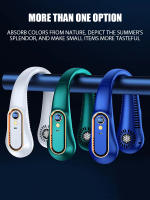 Ventilador de cuello colgante con pantalla Digital, Ventilador eléctrico sin aspas, banda para el cuello, Mini enfriador de aire portátil, recargable por USB - details 17