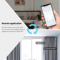 Motor De Cortina Inteligente Tuya WiFi/Zigbee Con Control Remoto RF Y APP Voz Control Para Alexa Google Assistant SmartThings - details 7