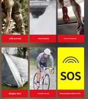 Manta reflectante de emergencia plegable de 10 piezas para salvar vidas | Protección contra el frío, el sol y las bajas temperaturas - Camping al aire libre - details 0