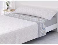ANGAMA TEXTIL  ALD HOME®️ Colección Verano - Juego de 3 Piezas microfibra 100% poliéster,Sábana bajera ajustable,tacto suave calidad excelente, Elegantes. - details 1