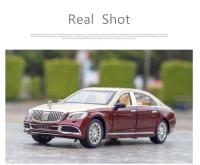 Nueva Modelo De Coche Maybach S600 En Escala 1:24 Metálico De Simulación Alta Con Puertas Abatibles Juguetes Regalo Para Adolescentes Y Adultos - details 9