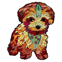 Rompecabezas De Madera En Serie De Perros Juego De Lleranamiento DIY Para Adultos Y Niños Decoración De Hogar Único Y Animal - details 5
