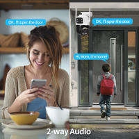 Cámara De Seguridad Exterior ASECAM 12MP 6K Wifi Con Zoom 8X Pantalla Dual Detección De Humanos AI Seguimiento Automático CCTV iCSee - details 12