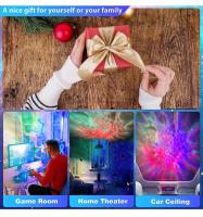 Proyector De Estrellas Y Astronauta Galaxy Luz Nocturna LED Decoración Para Habitación Regalo Para Niños Forma De Dibujos Animados Material ABS Fuente De Alimentación DC - details 10