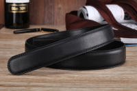 Cinturón Automático Para Hombres 3.5cm Sin Hebilla De Cuero PU De Alta Calidad Para Jeans Estilo Casual Color Sólido - details 5