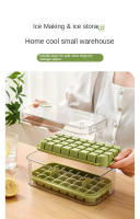 Molde Para Hielo Con 32 Slots Tapa Cuchara Y Caja De Almacenamiento Incluidos Herramientas Para Cocina DIY Para Whiskey Cócteles Y Jugos - details 5