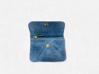 Cartera Elegante de Cuero Granulado，monedero Para Mujer - Ultra Ligera, Suave y Práctica con Textura Moderna | 2 Compartimentos + Bolsillo con Cremallera | Estilo Atrevido y Juvenil, Varios Colores - details 4