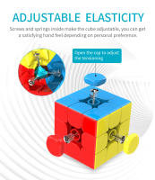Set De Cubos ECube Meilong 2+3 Moyu 2x2 3x3 Cubo Mágico Puzzle Cube 2 En 1 Miniatura De Plástico Para Juguete Regalo Educativo Para Niños Y Adultos - details 5