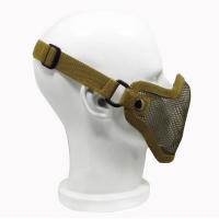 Máscara Táctica Para Airsoft Protección Metálica Con Malla Respirable Accesorios Para Paintball Y Caza Al Aire Libre - details 9