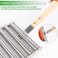 Relleno De Salchicha Para Barbacoa En Acero Inoxidable Herramienta De Barbecue No Adhesiva Portátil Para Camping Y Picnic - details 10