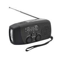Radio De Emergencia Multifuncional Portátil Con Generación De Energía Manual Solar FM AM WB NOAA Power Bank Para Desastres - details 6