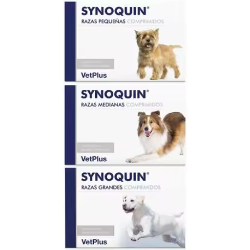 VetPlus Synoquin Comprimidos - Complemento dietético para perros - 1