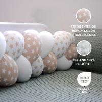 SEB MARKET  Trenza Cuna Bebe  Protector Cuna Chichoneras para Recién Nacidos - details 1