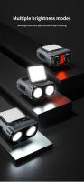 Lámpara De Bicicleta LED Recargable Tipo-C Con Sensor De Movimiento Luz De Seguridad Para Ciclismo Nocturno Y Actividades Al Aire Libre - details 6
