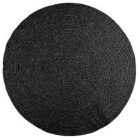vidaXL Alfombra ZIZUR apariencia yute interior exterior antracita - details 2