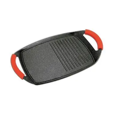 Silvano plancha grill aluminio con base inducción grande hphg-47 - 1