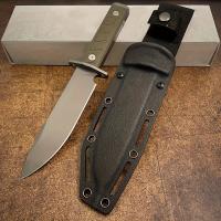 Cuchillo De Caza Portátil Con Hoja D2 Y Mango G10 Alta Dureza 0006 Herramienta Táctica De Camping EDC Con Funda Kydex - details 3
