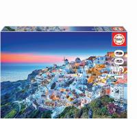 Educa Puzzle 1500 Santorini  Incluye Pegamento Fix Puzzle. Educa 19040 - details 0
