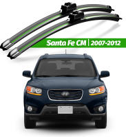 LimpiaFrente LimpiaFrente Delantero Izquierdo Para Hyundai Santa Fe CM 2007-2012 Plegable Natural De Goma Negro Y Verde Accesorios De Ventanas - details 0
